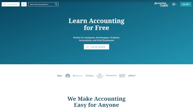 accounting coach homepage