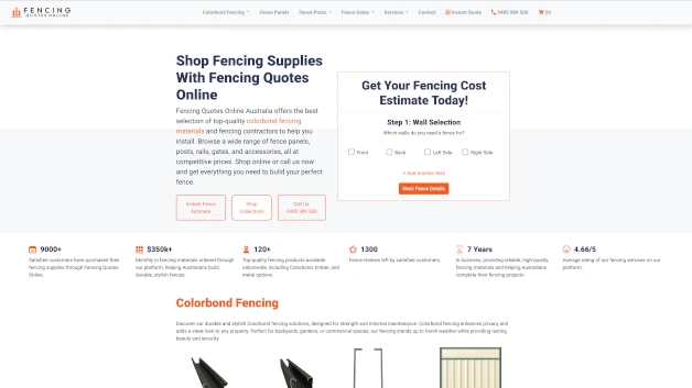 fencingquotesonline homepage